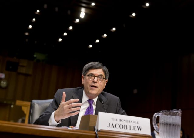 ΗΠΑ: Ο Τζακ Λιού κάλεσε τον Τσίπρα να κάνει «αξιόπιστες προτάσεις»